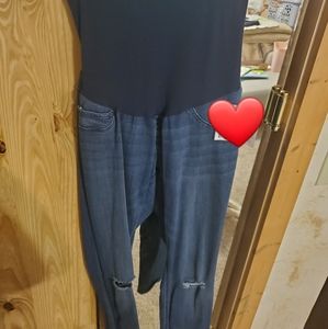 Pink Blush maternity jeans
